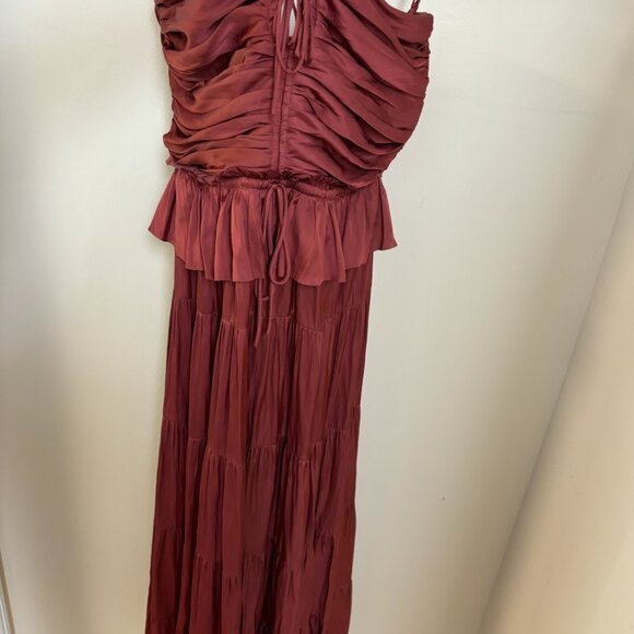 Ulla Johnson Evanthe Cocktail Dress Terracotta Size 6 - Picture 3 of 4